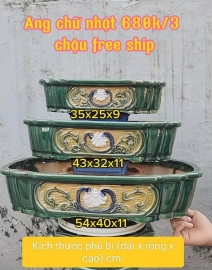 Thanh lý 1 bộ khách bom 600k bao ship