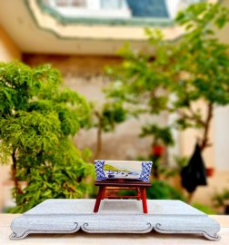 Hand sketch bonsai pot