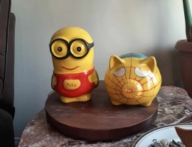 Heo đất Minions và Spiderman